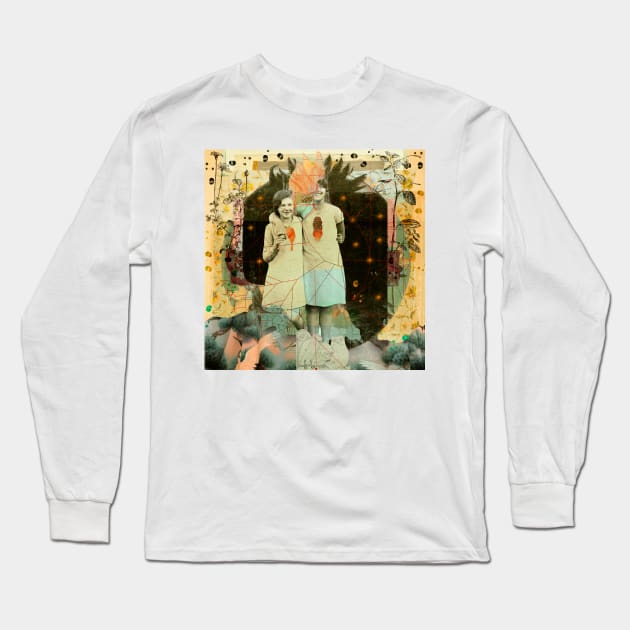 Friendship Long Sleeve T-Shirt by Victoria Herrera Collagist